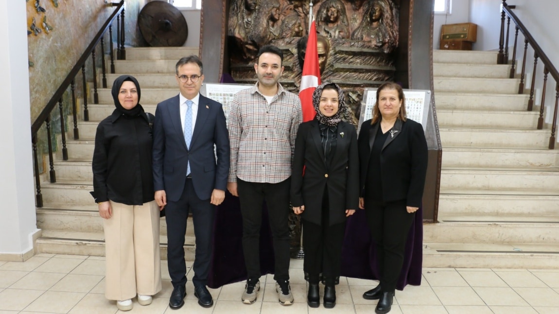  Akseki Kaymakamı Sn. Saliha KARATAŞ Hanımefendi ve  Akseki İlçe Milli Eğitim Müdürü Sn. Nevzat AKBEL Beyefendinin Enstitümüzü Ziyareti